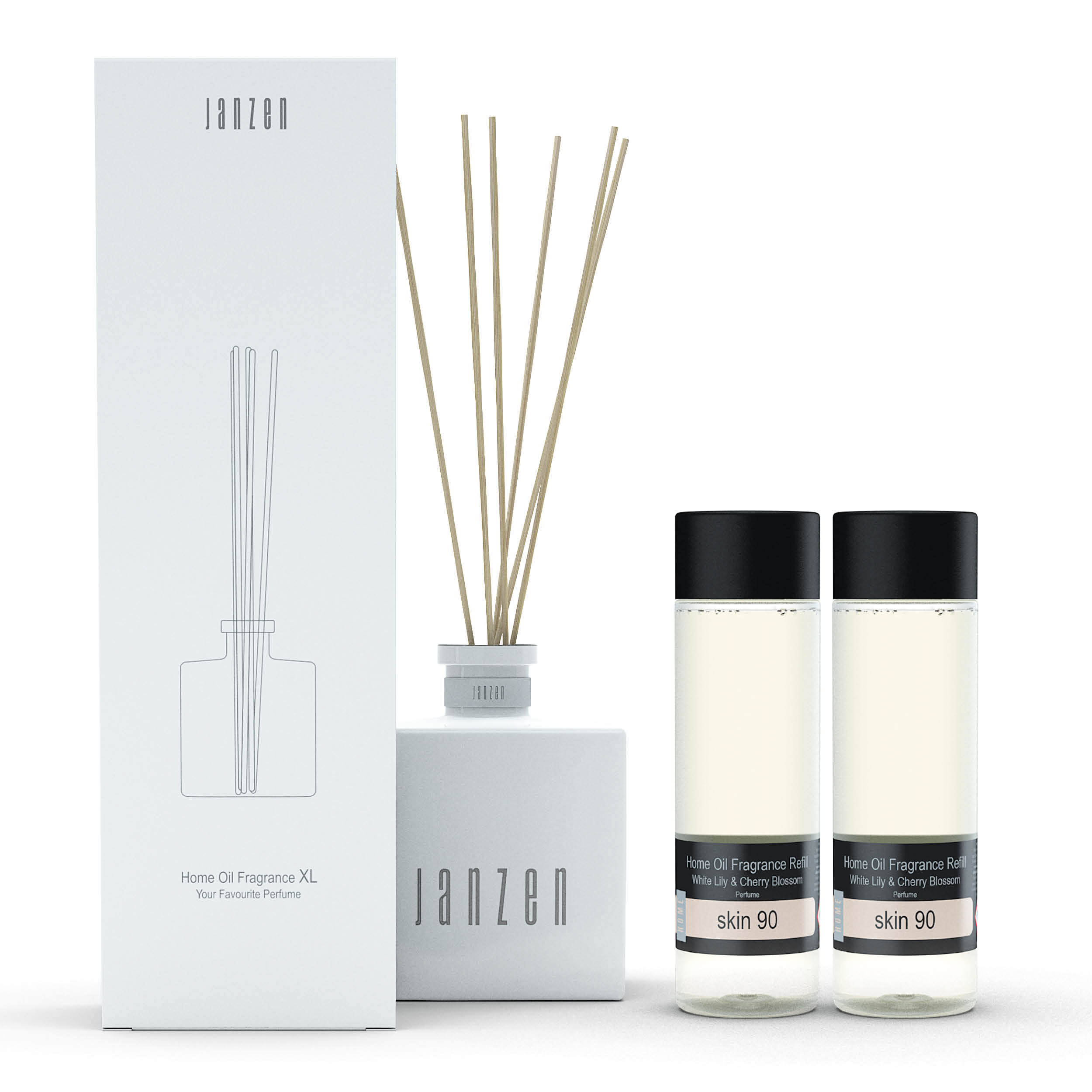 Boek Grootte Weggooien Home Fragrance Sticks XL Wit - inclusief Skin 90 - NL