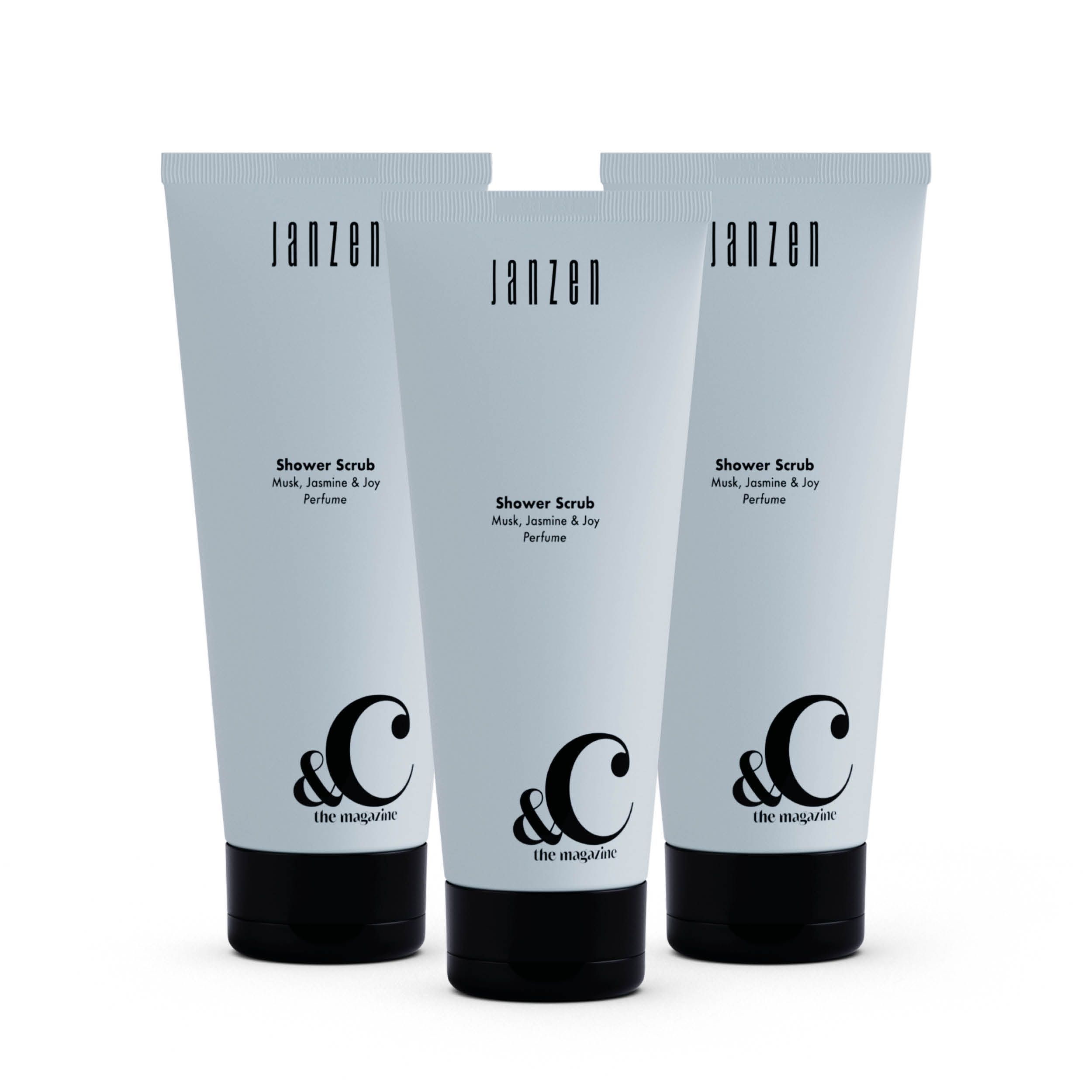 Shower Scrub &C Musk Jasmine & Joy 3-pack