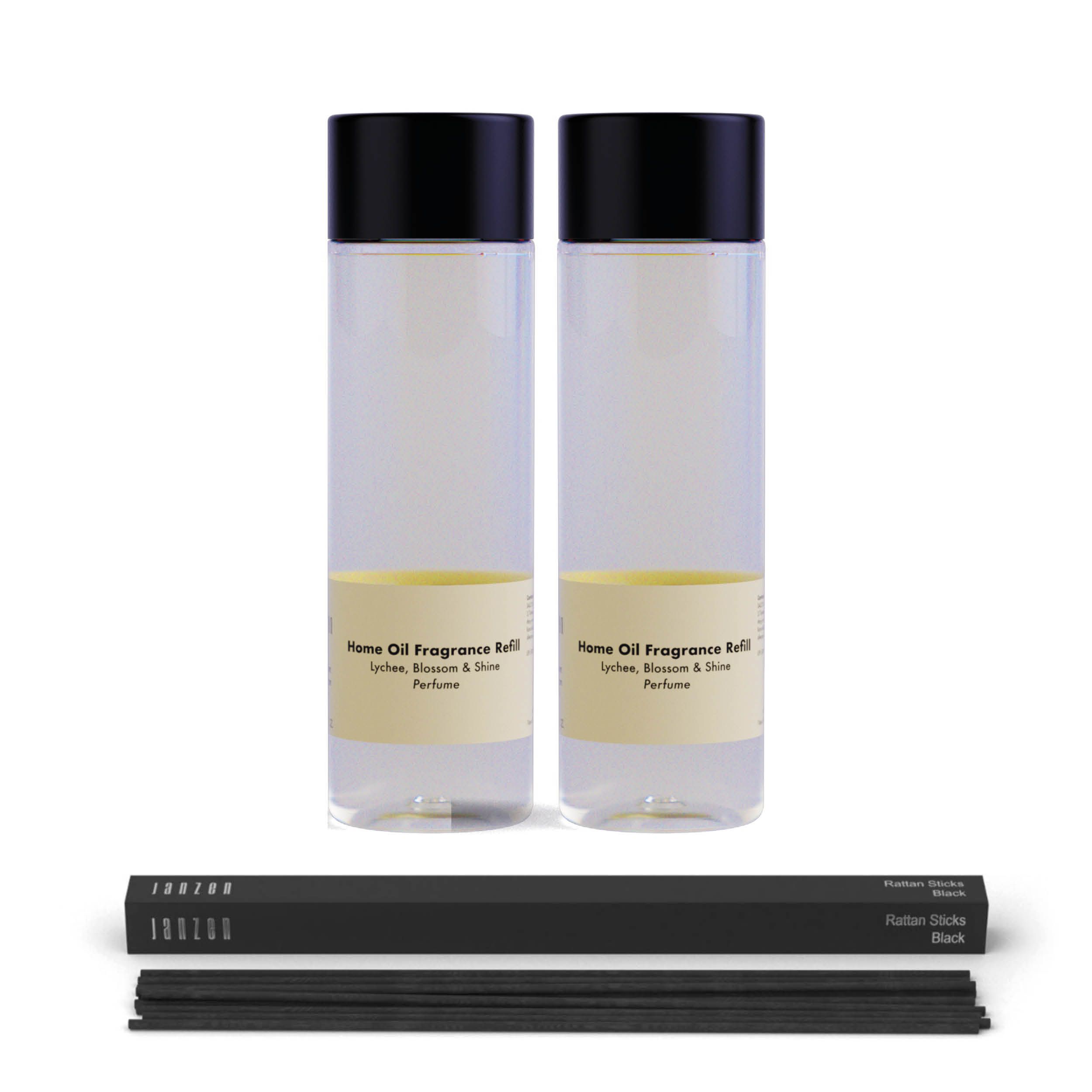 Home Fragrance Refill &C Lychee Blossom & Shine 2-pack Incl. Gratis Sticks