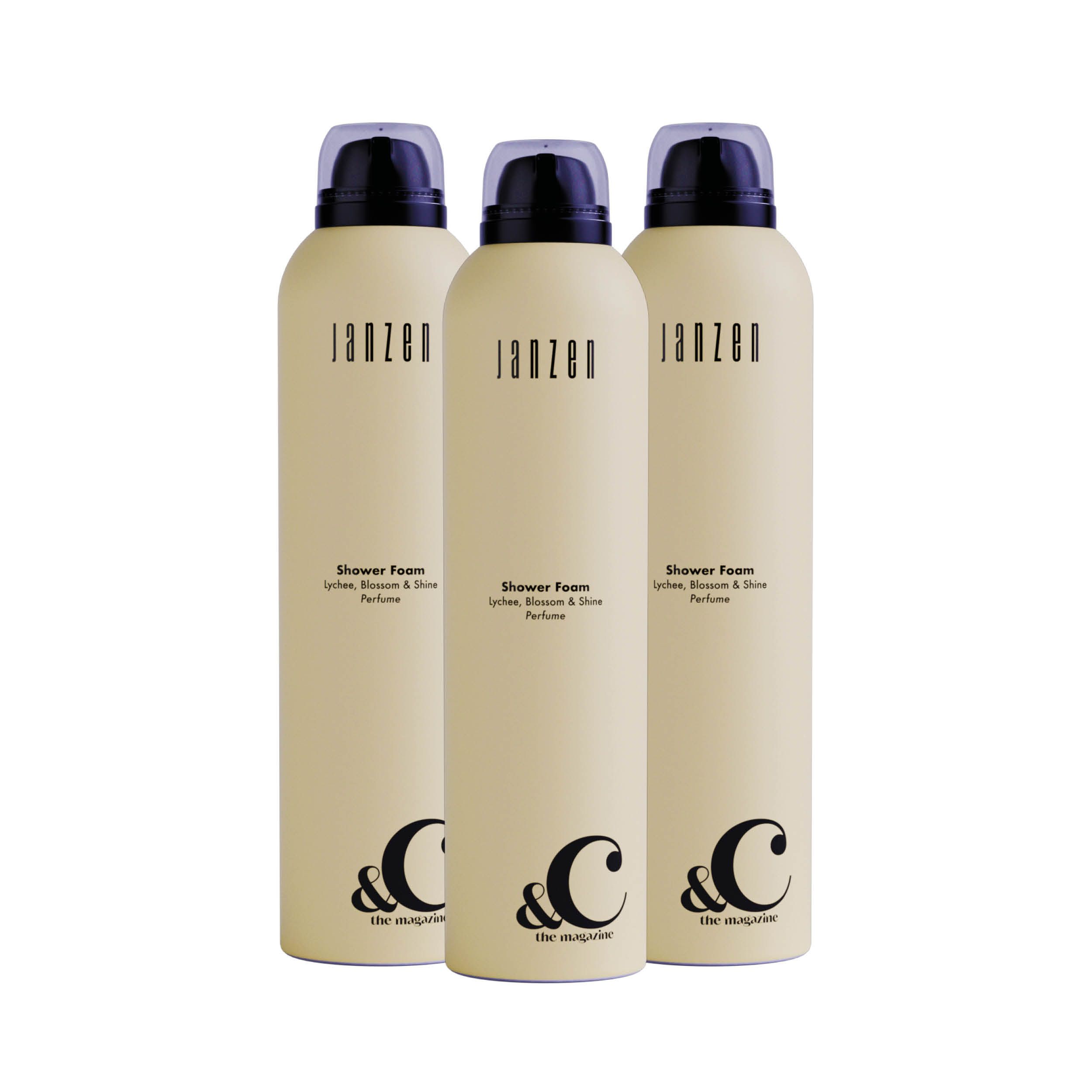Shower Foam &C Lychee Blossom & Shine 3-pack