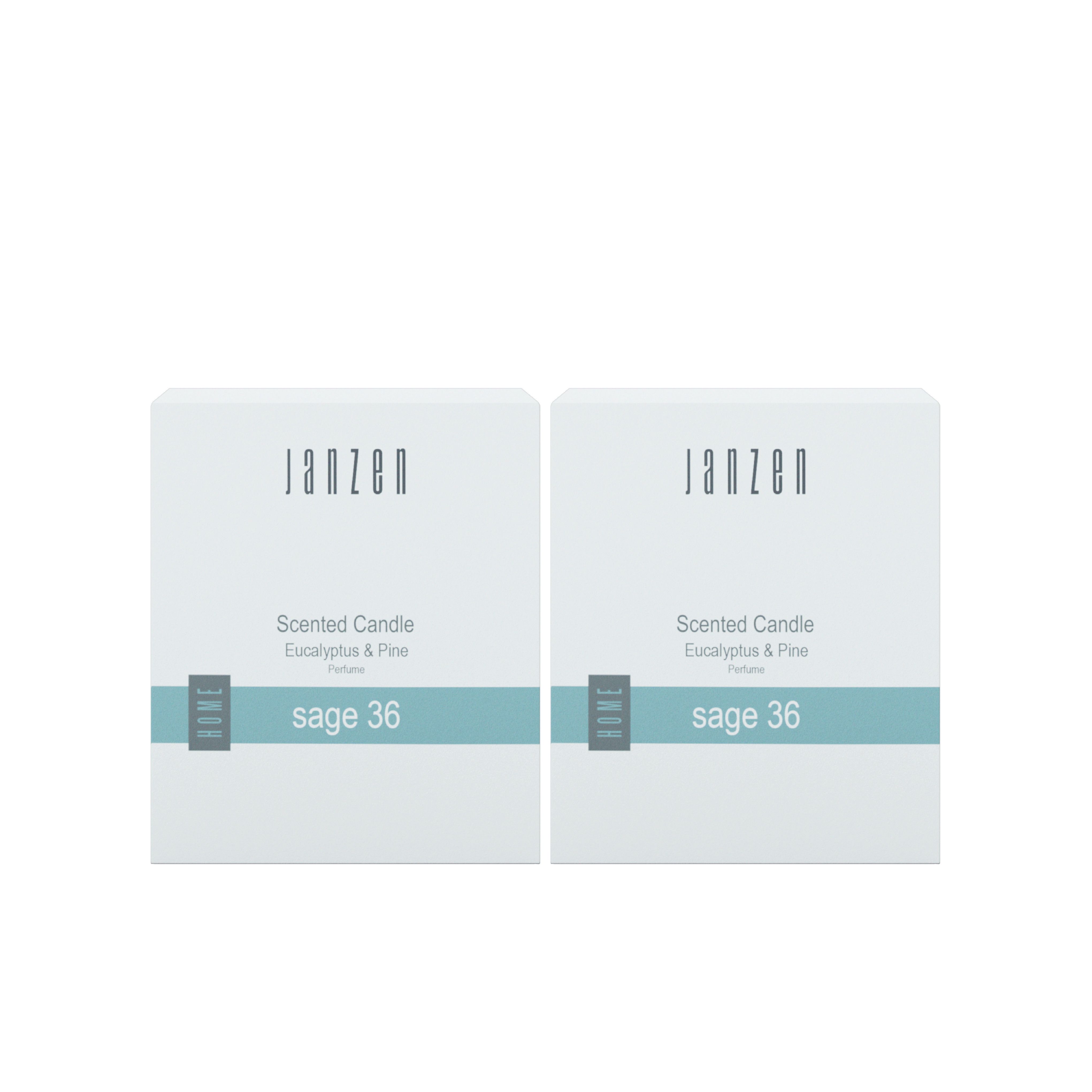 Scented Candle Sage 36 2-pack
