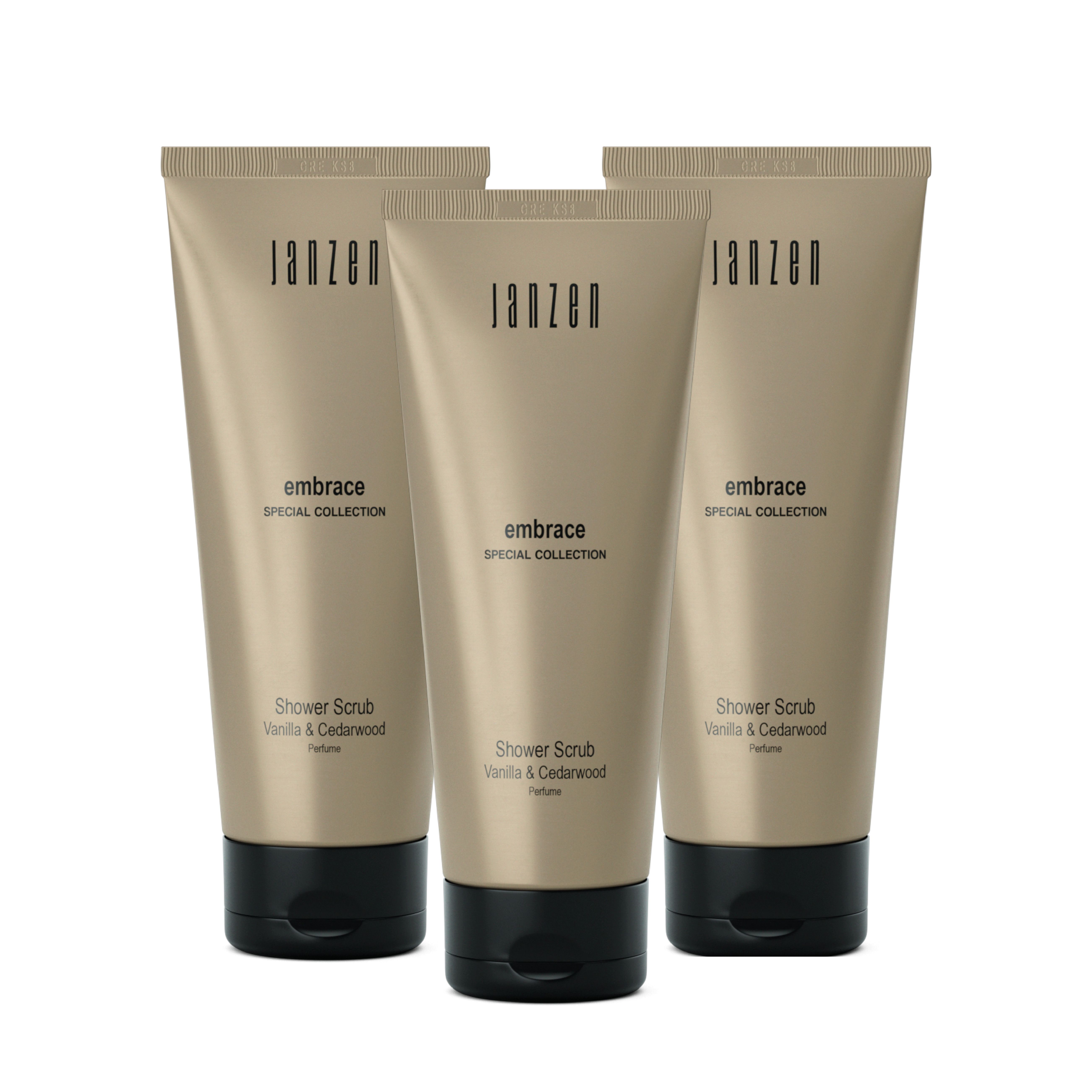 Shower Scrub Embrace 3-pack