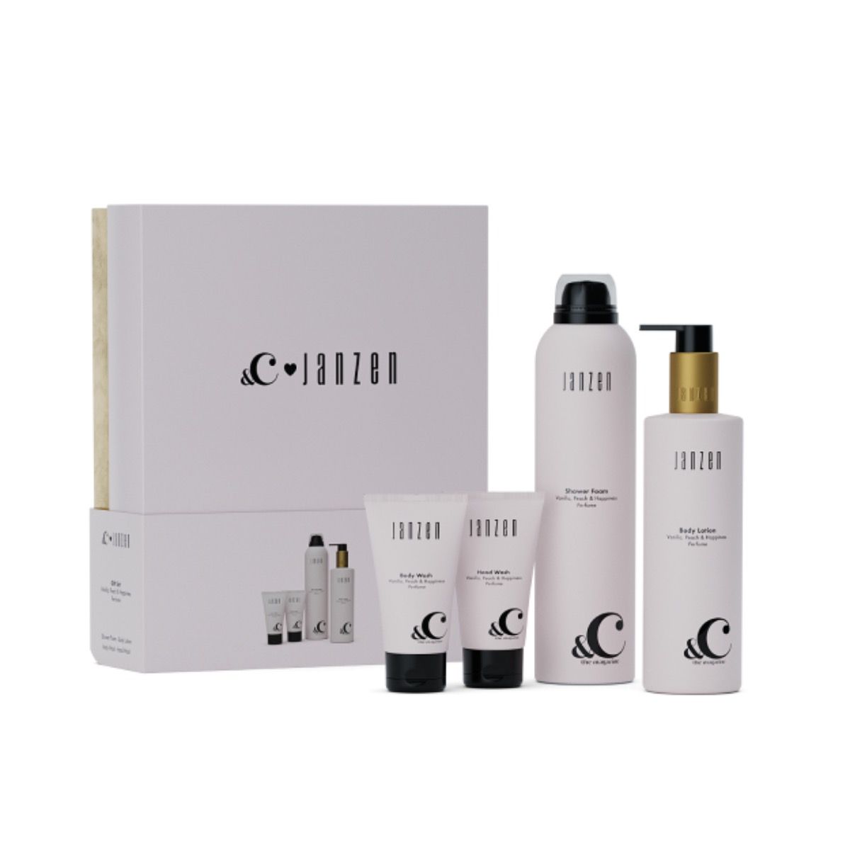 Gift Set &C Vanilla Peach & Happiness