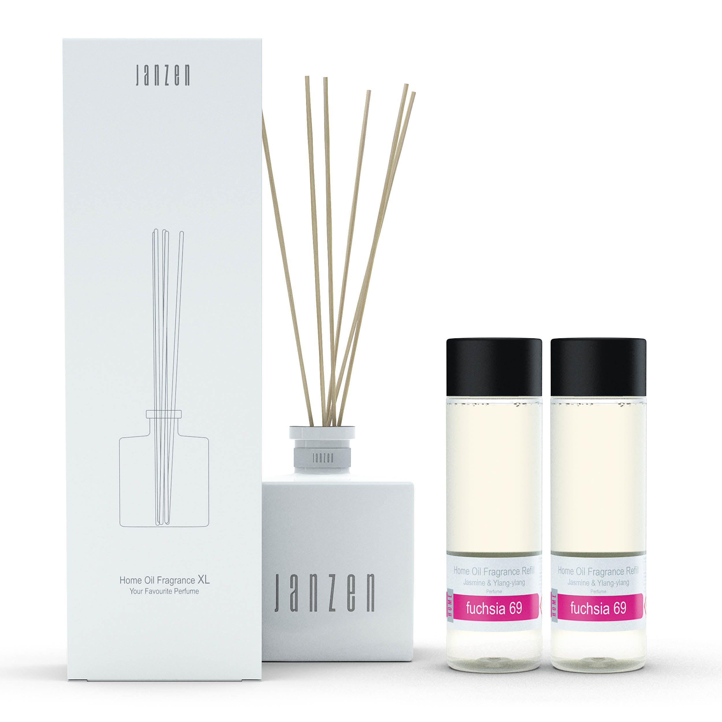 JANZEN Home Fragrance Refill Euphoria 2-pack Incl. Free Sticks
