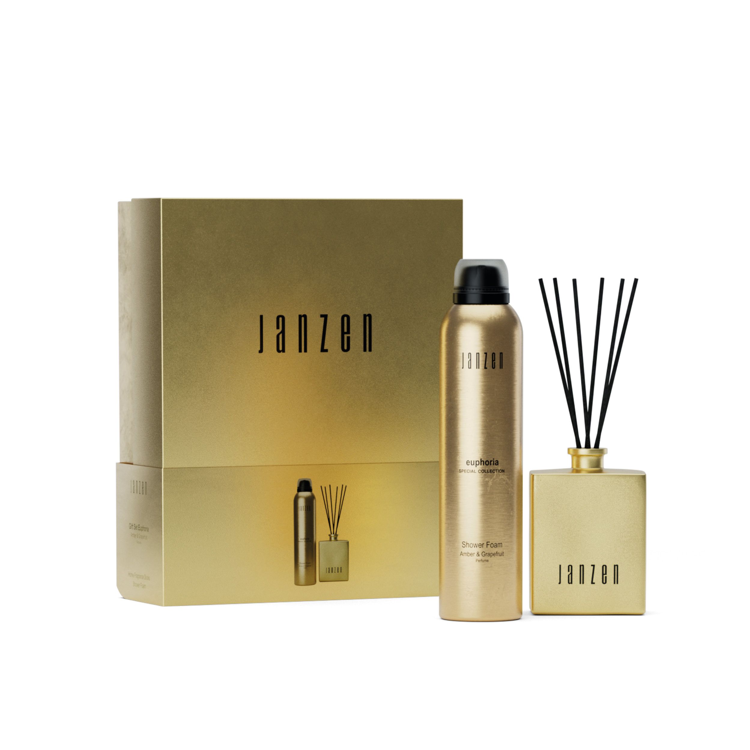 Buy this stunning allgold Euphoria gift set online from JANZEN now.
