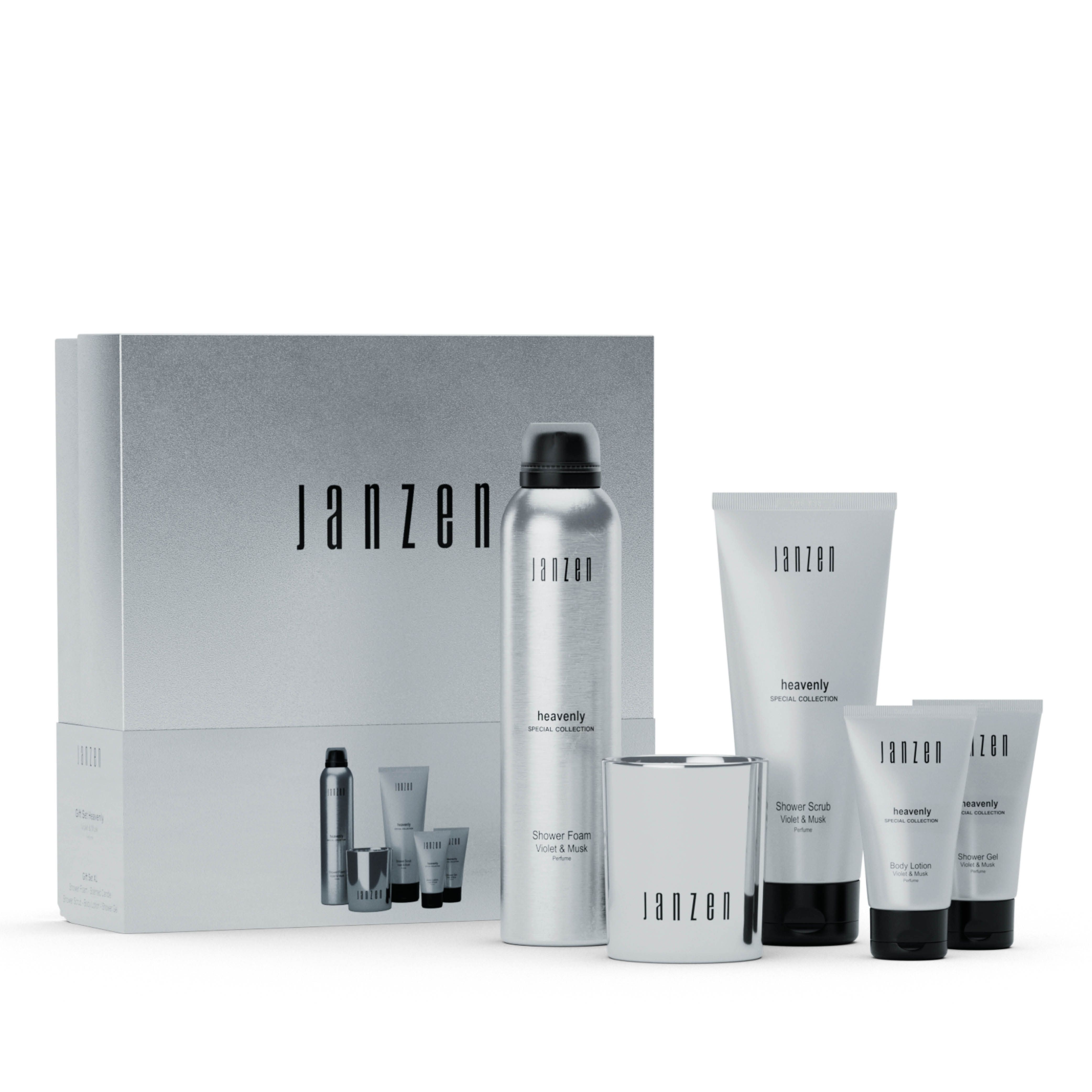 Janzen giftset S - aluminium/glas/hout - home & body - Heavenly