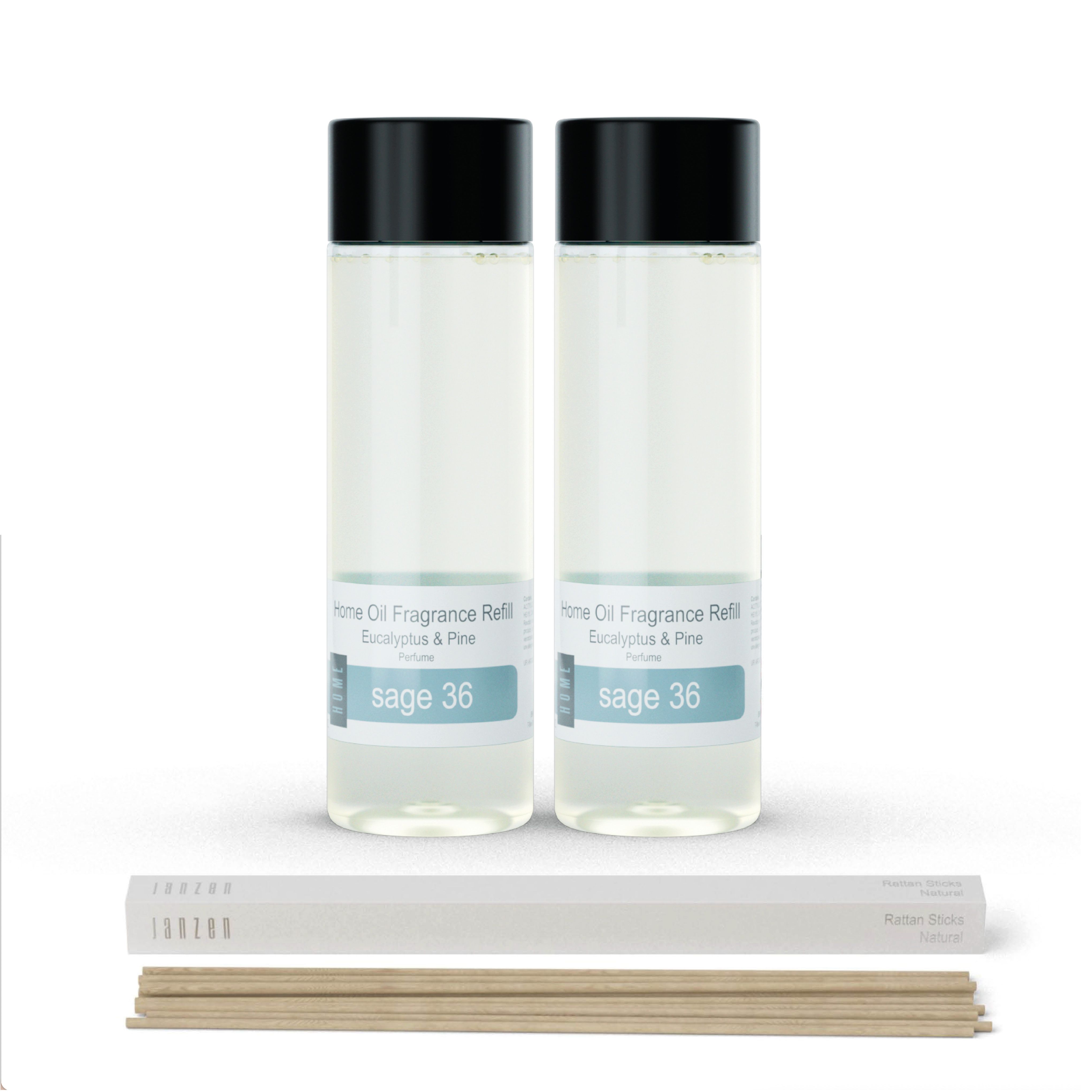 Home Fragrance Refill Sage 36 2-pack Incl. Gratis Sticks