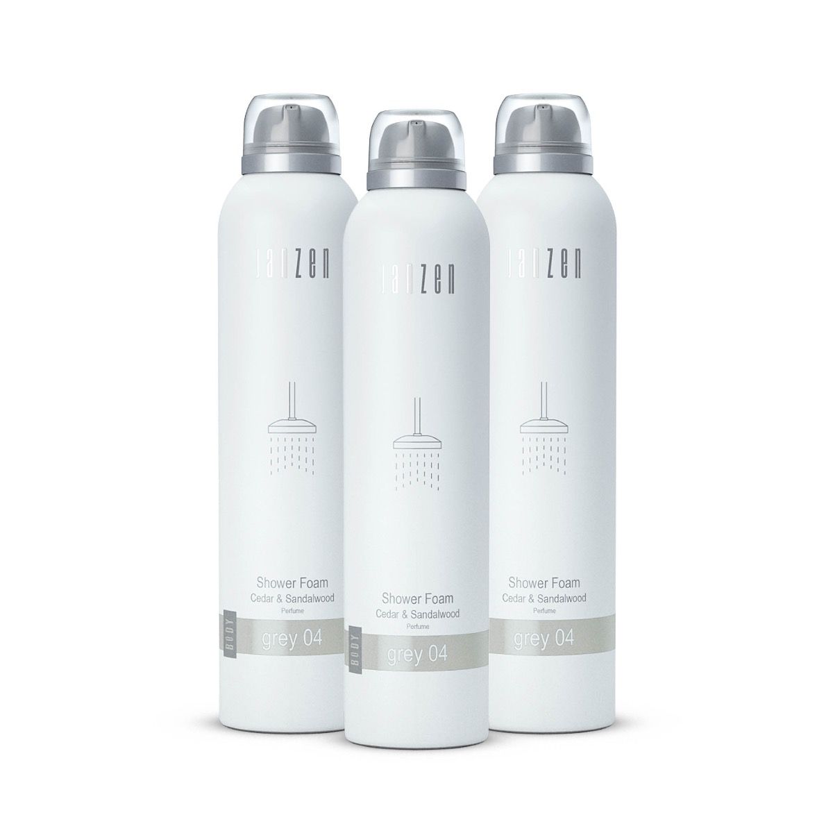 Shower Foam Grey 04 3-pack kopen? | JANZEN